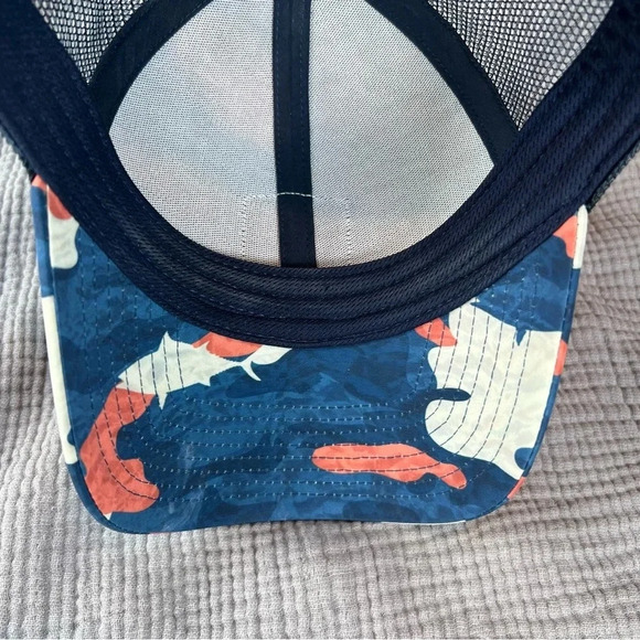Salt Life Baseball Cap Blue Camo Mesh Back Hat Adult OS Snapback Adjustable  EUC - Picture 7 of 9